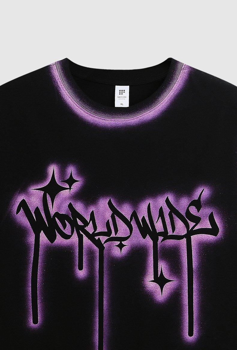 Spray-painted Graffiti T-shirt - tntwear1