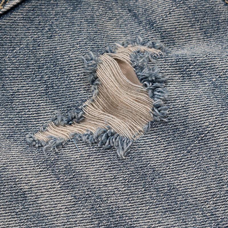 Distressed Dusty Denim Jeans - tntwear1