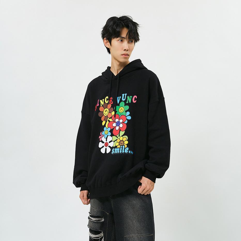 Flower Season Loose Hoodie - tntwear1