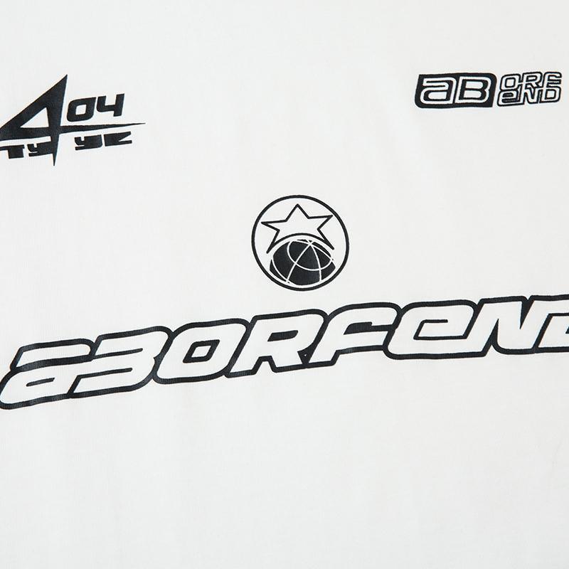 Loose Side Stripe Racing T-shirt - tntwear1