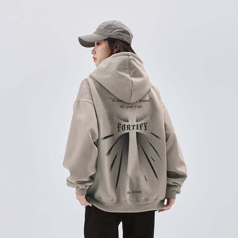 Oversized Graphic Loose Hoodie - tntwear1