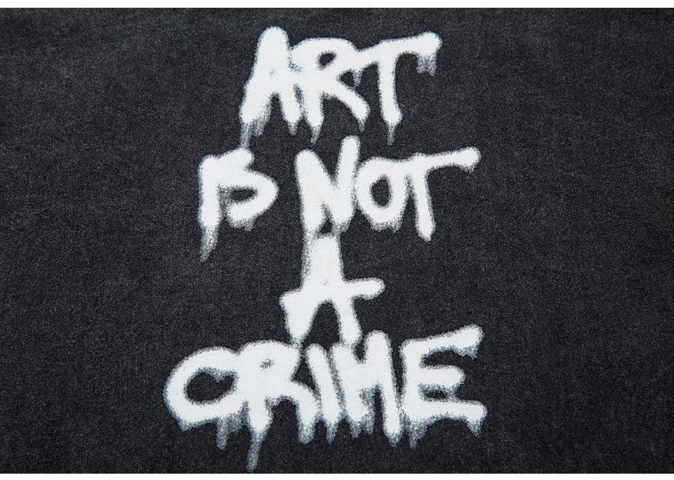 Art Is Not A Crime T-shirt - tntwear1