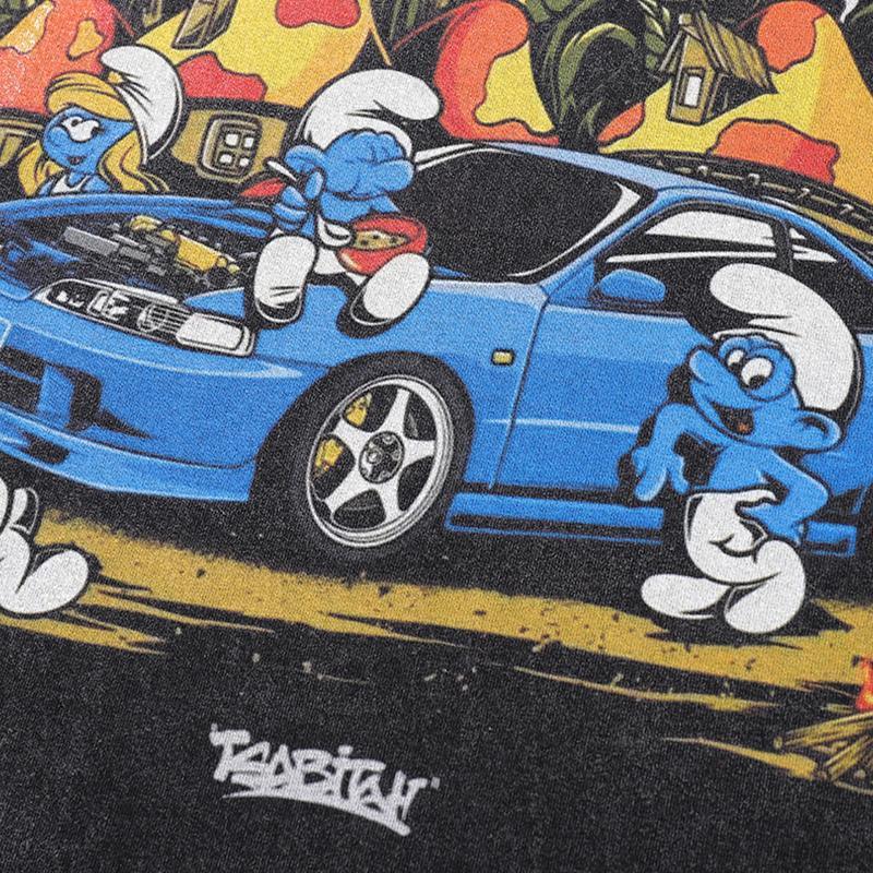 Vintage Smurfs Oversized T-Shirt - tntwear1