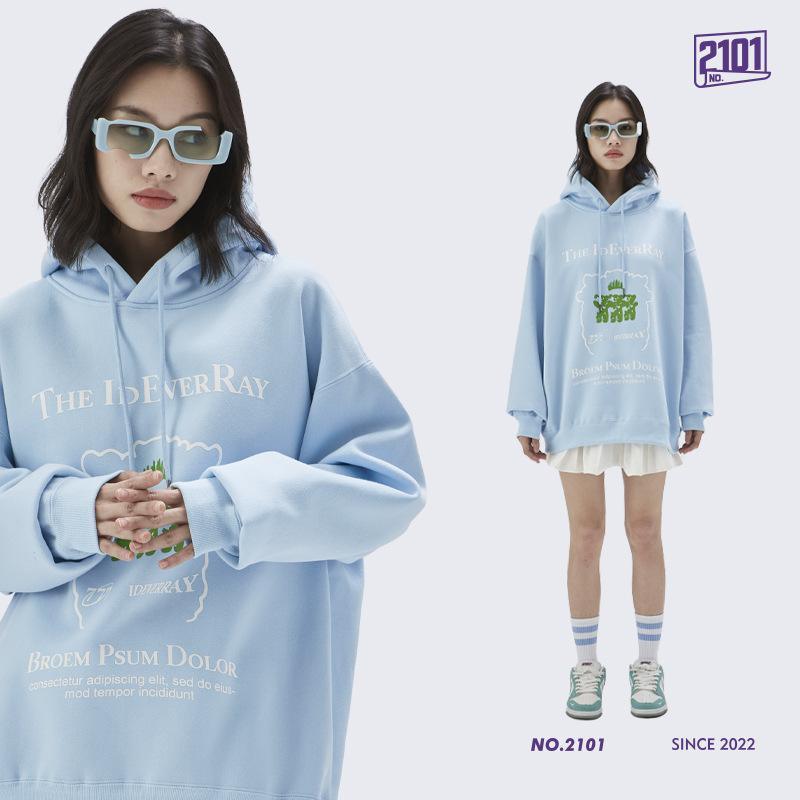 Oversized Loose Printed Hoodie - tntwear1