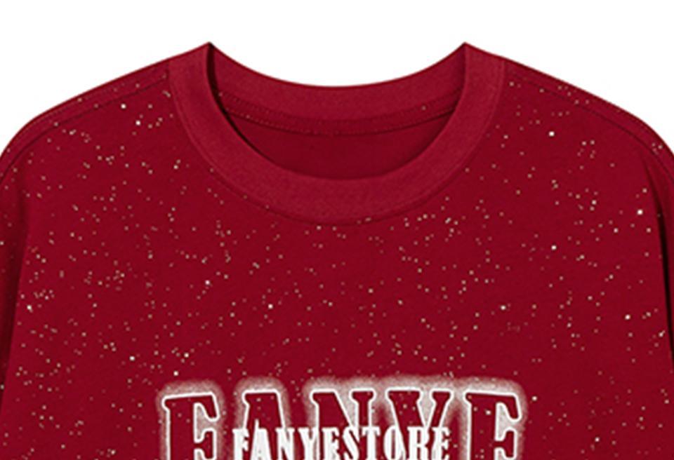 Fantasy Glitter Loose T-shirt - tntwear1