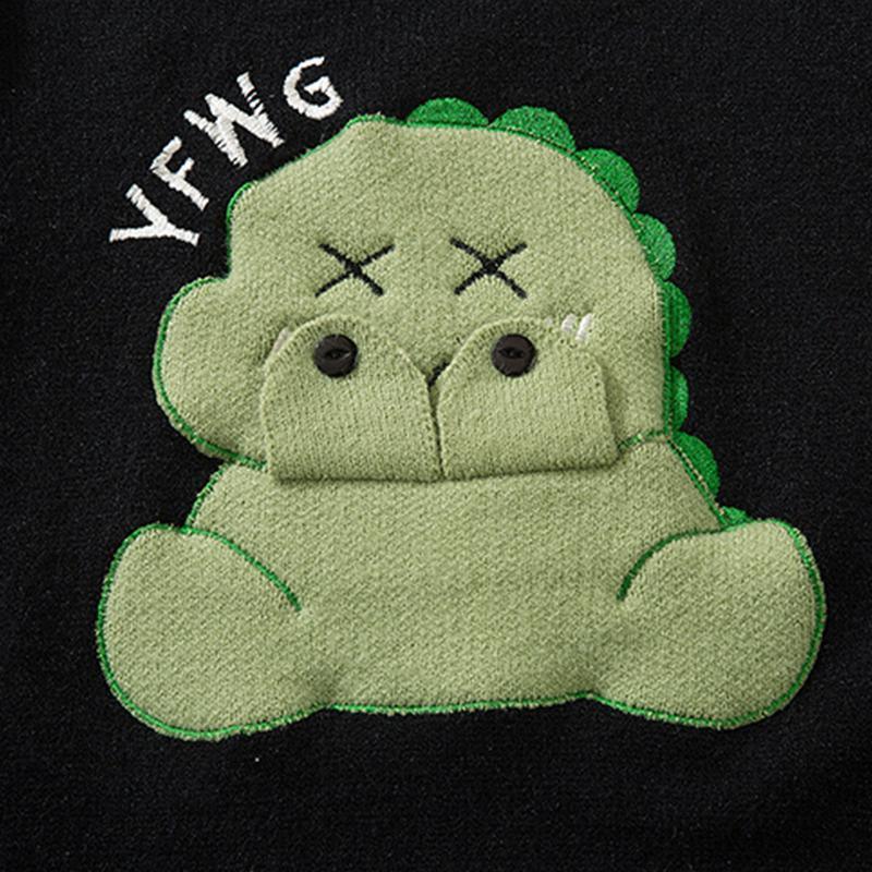 Depressed Dinosaur Loose Sweater - tntwear1