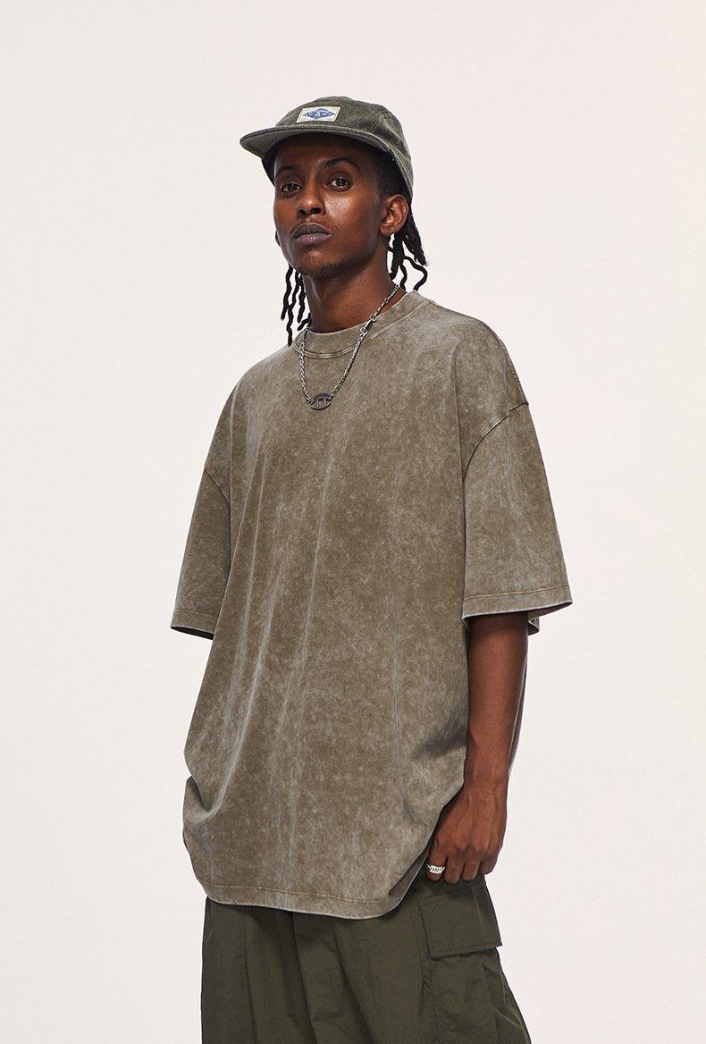 Summer Loose Washed T-shirt - tntwear1