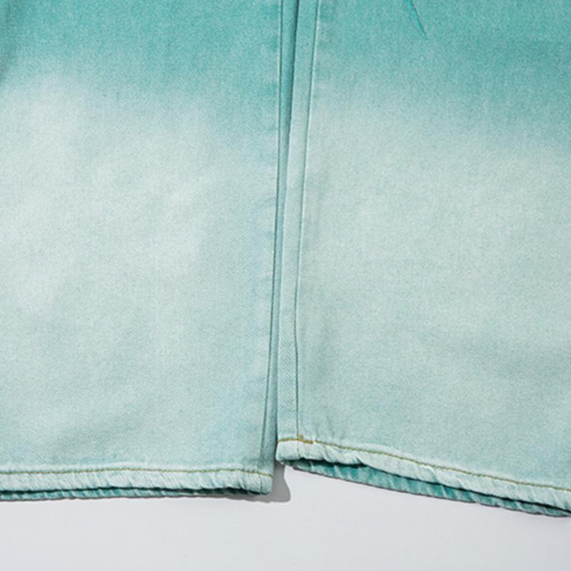 Green High-waist Baggy Jeans - tntwear1