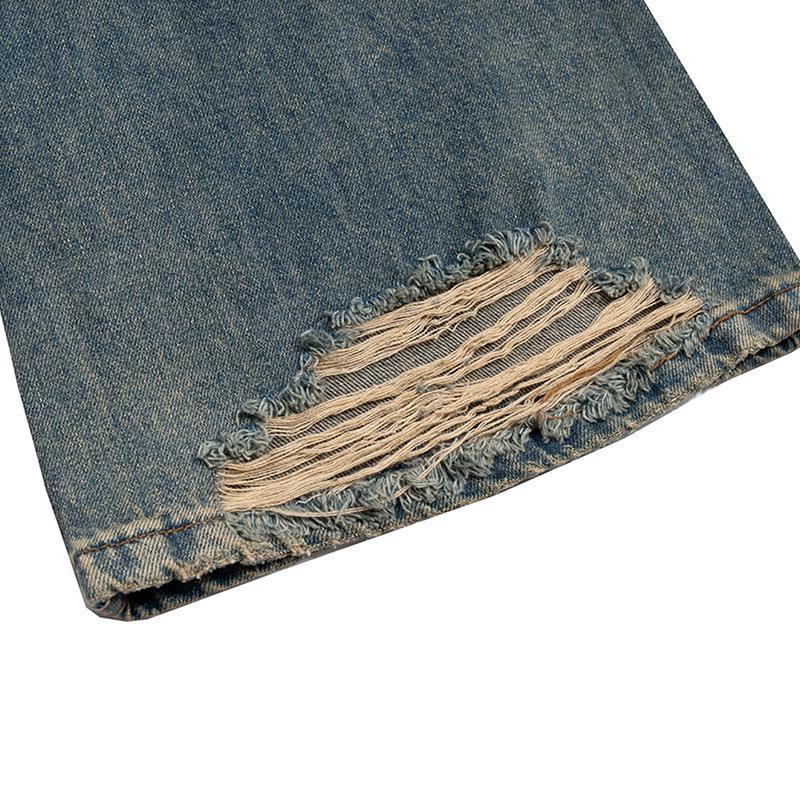 Wide-leg Faded Jeans - tntwear1