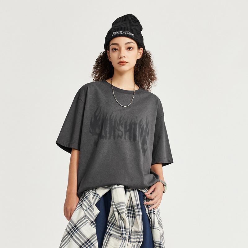 Oversized Sunshine Printed T-shirt - tntwear1