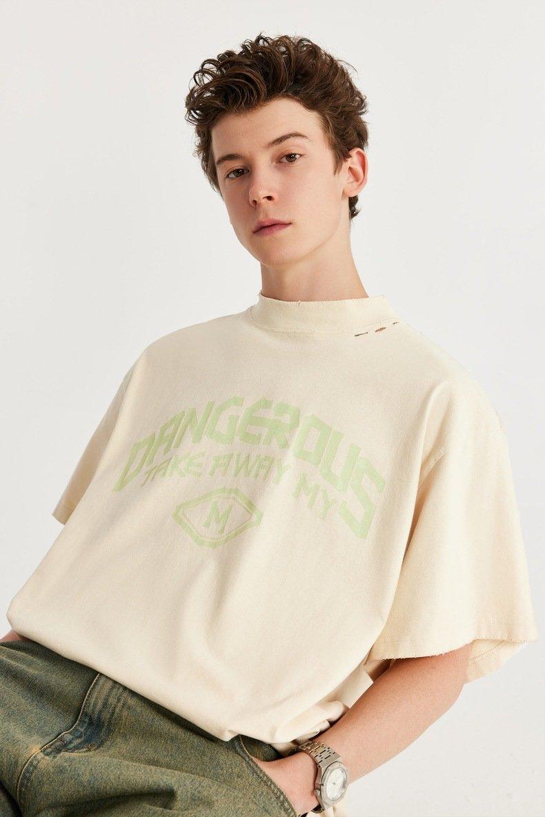 Dangerous High-neck T-shirt - tntwear1