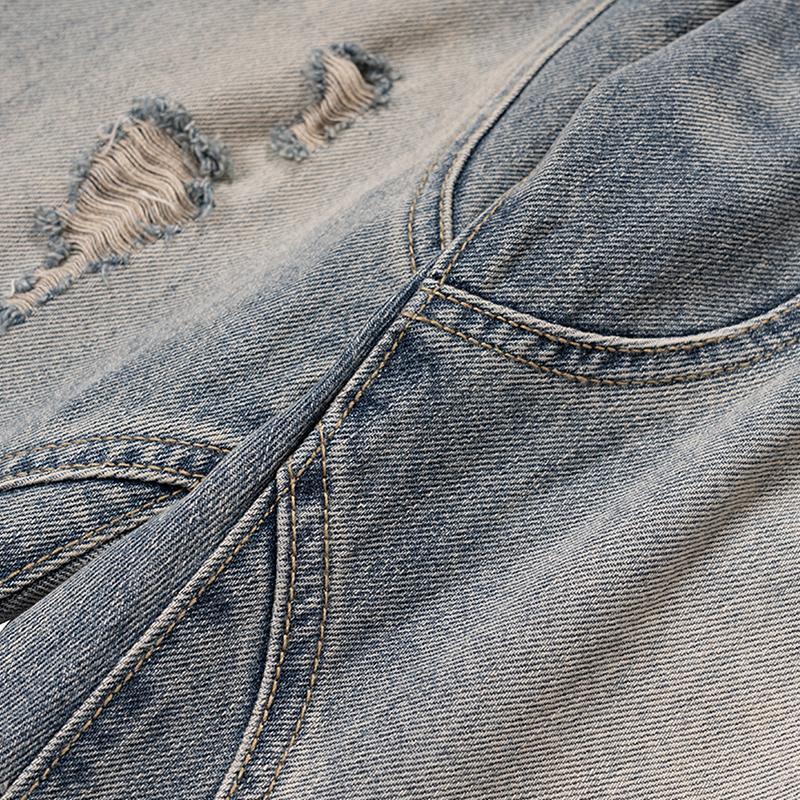 Distressed Dusty Denim Jeans - tntwear1