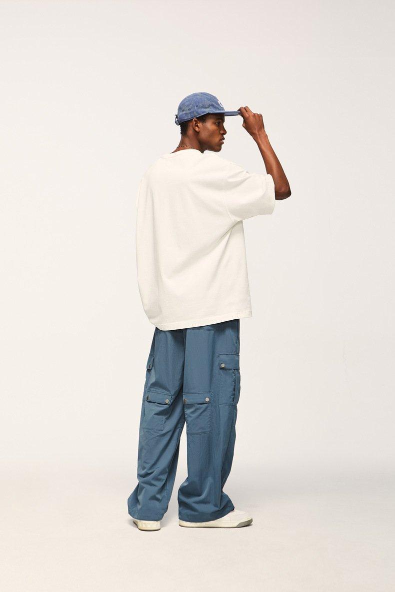 Multi-pocket Wide-leg Baggy Cargo Pants - tntwear1