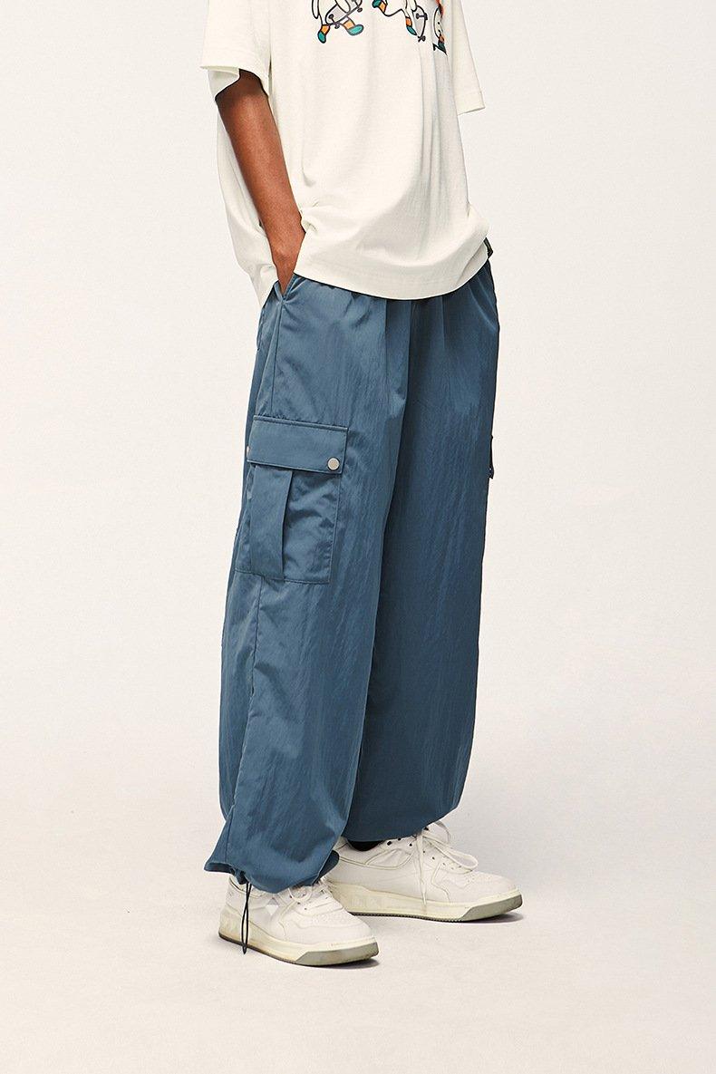 Multi-pocket Wide-leg Baggy Cargo Pants - tntwear1