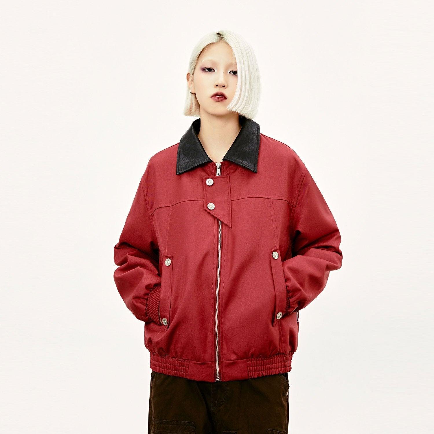 Solid Color Classic Padded Jacket - tntwear1