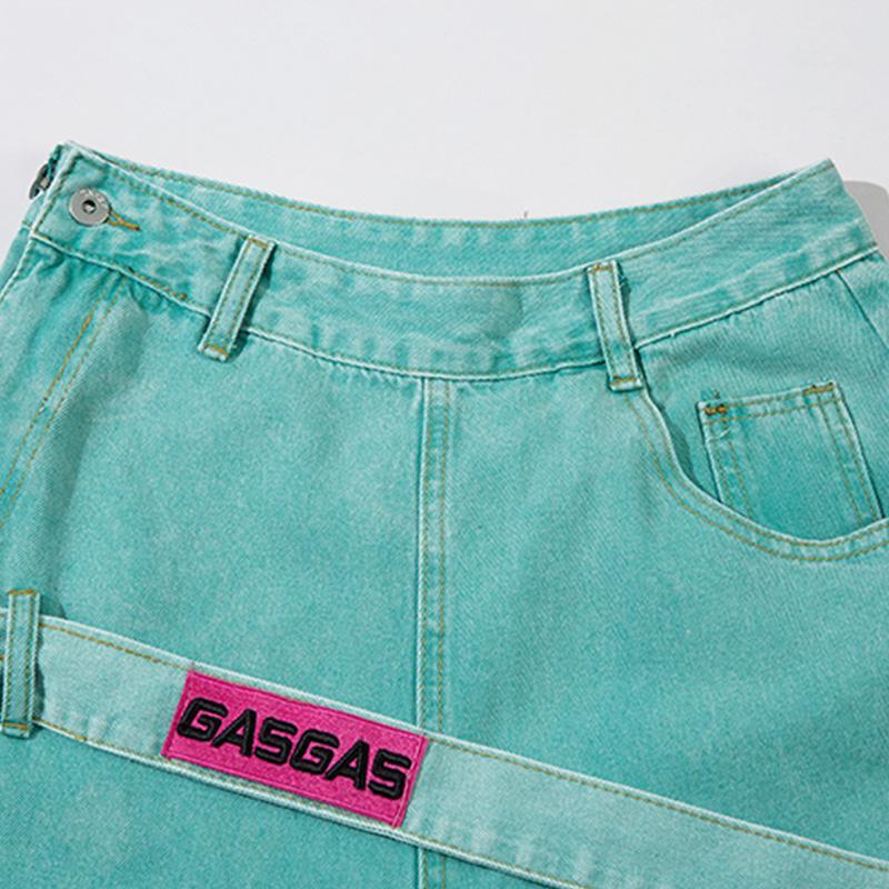 Green High-waist Baggy Jeans - tntwear1