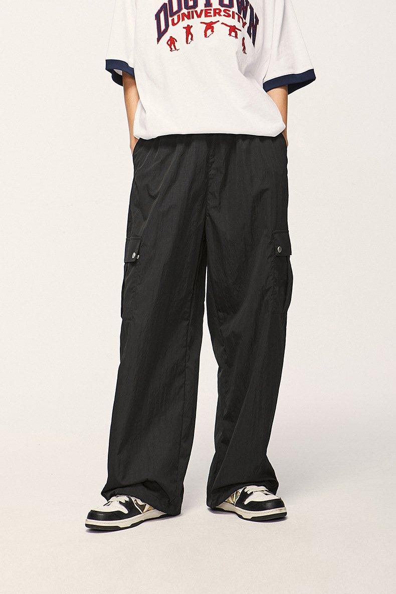 Multi-pocket Wide-leg Baggy Cargo Pants - tntwear1