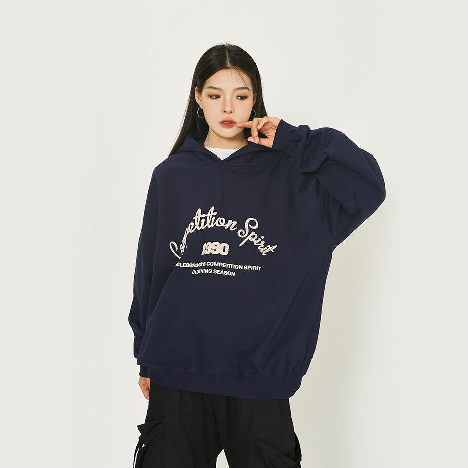 Loose Retro Endless Road Hoodie - tntwear1