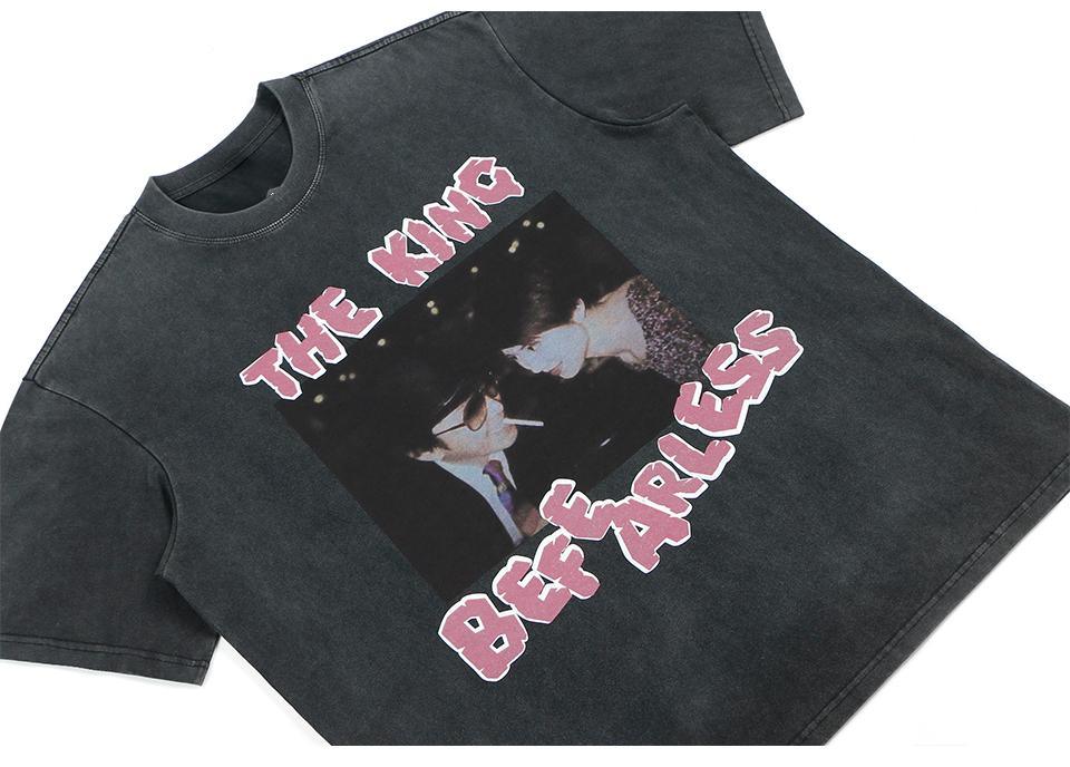 The King Be Fearless Graphic T-shirt - tntwear1