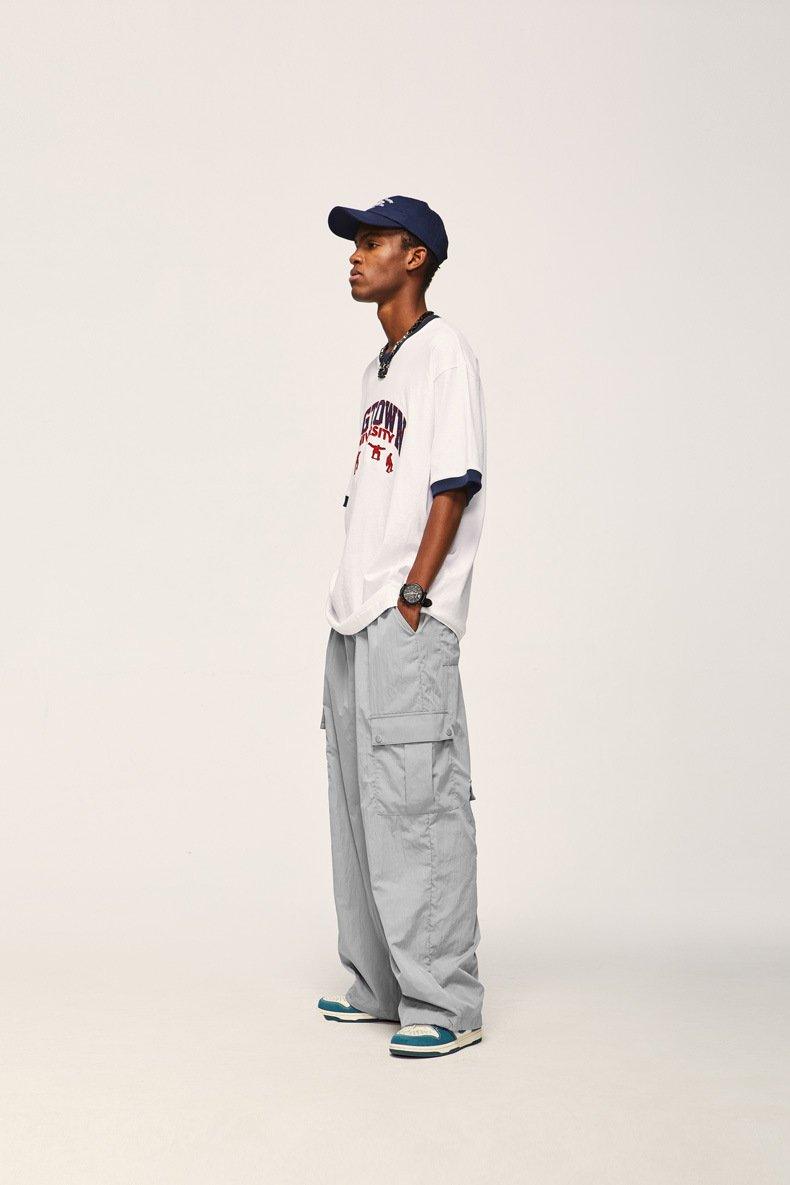 Multi-pocket Wide-leg Baggy Cargo Pants - tntwear1