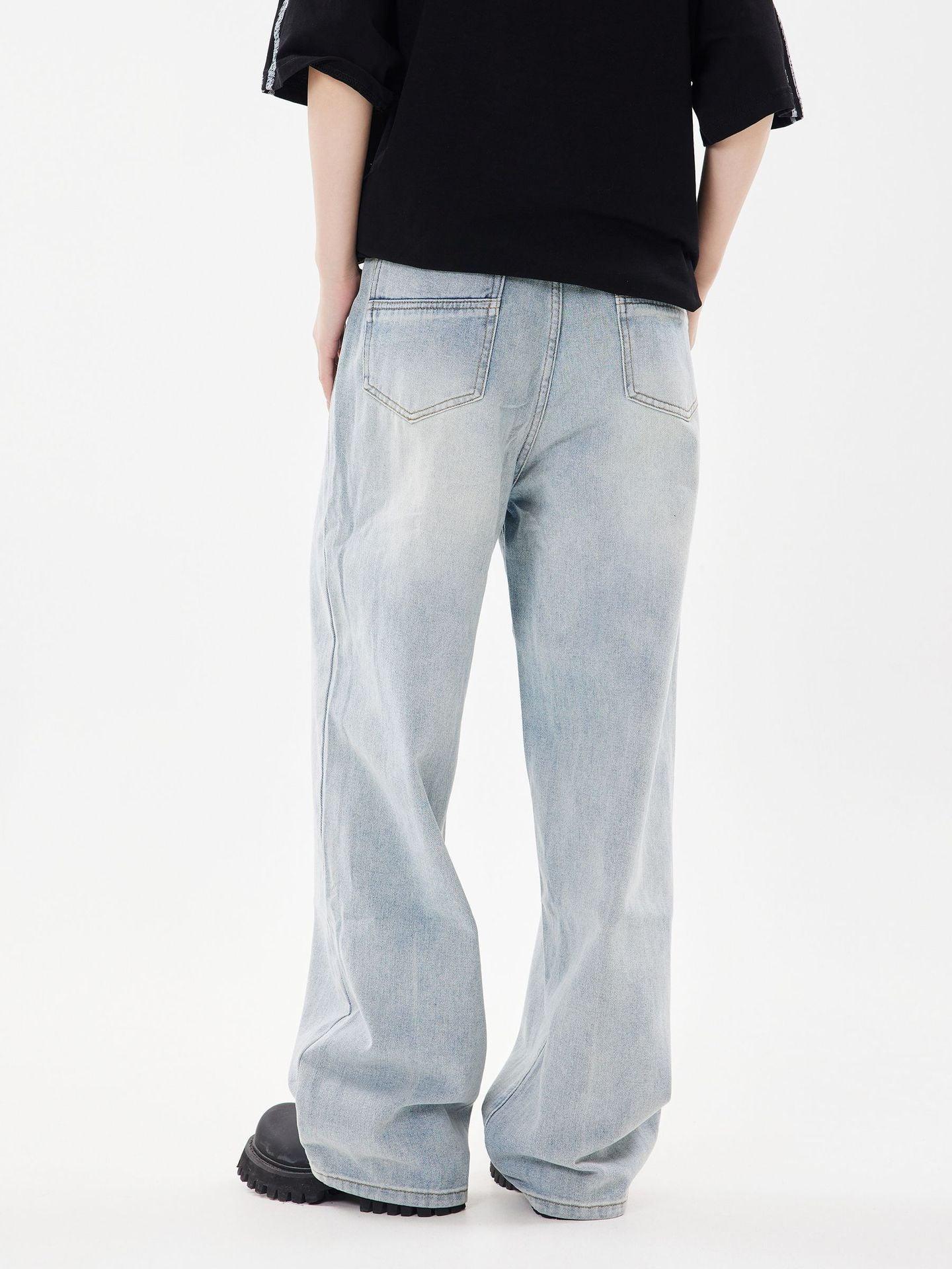 Urban Reversed Straight-Leg Jeans - tntwear1