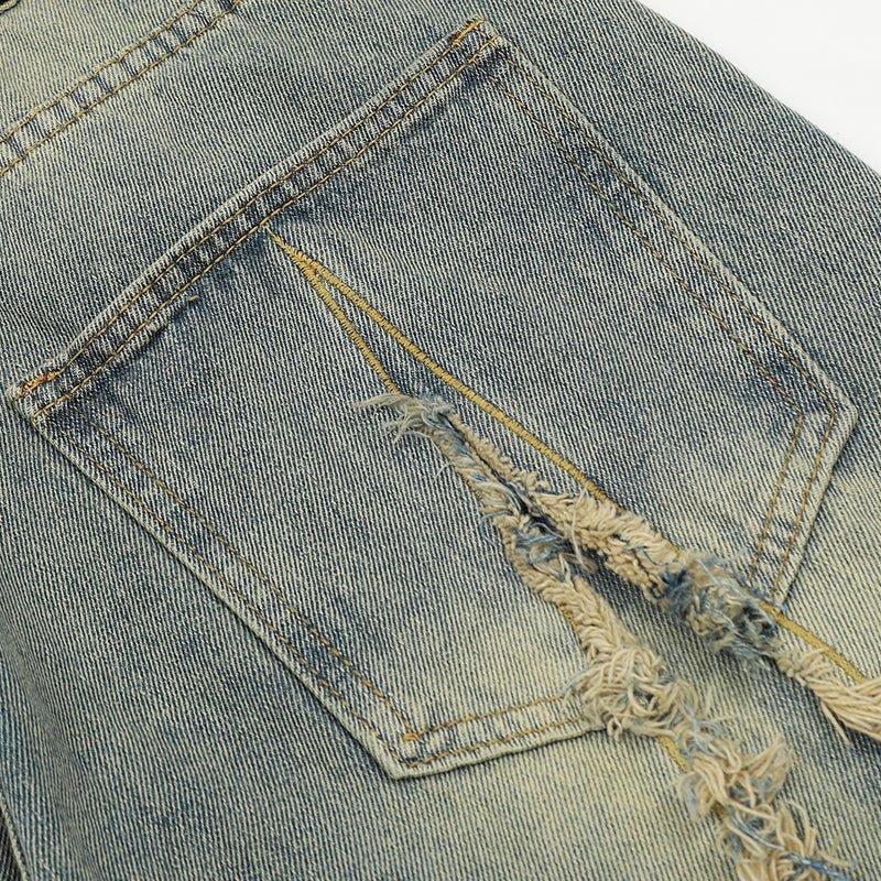 1984 American Style Jeans Frayed Cross - tntwear1