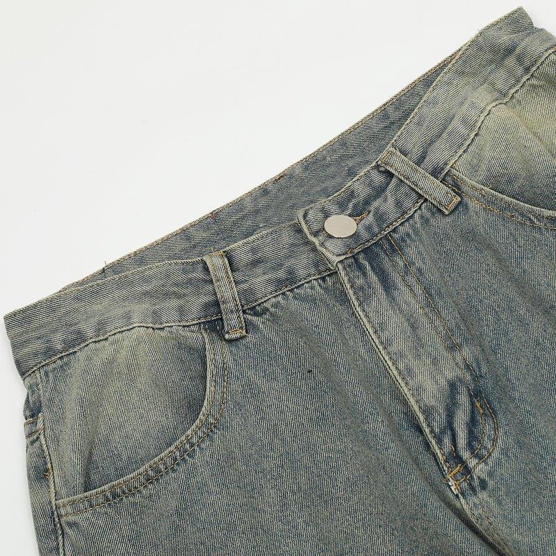 1984 American Style Jeans Frayed Cross - tntwear1