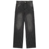 1984 Chic Washed Jeans Wave Stitching - tntwear1