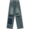 1984 Distressed Jeans Contrast Patches - tntwear1