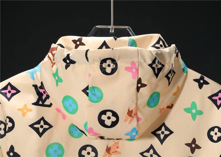 Louis Vuitton Printed Monogram Hoodie Jacket - tntwear1