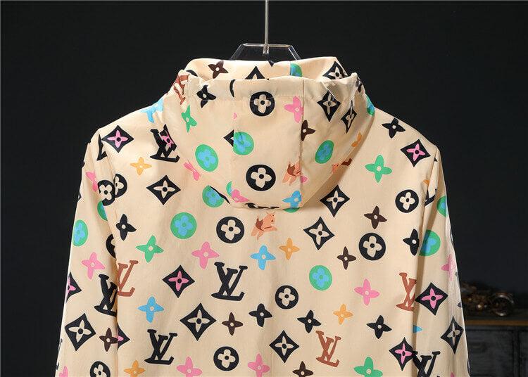 Louis Vuitton Printed Monogram Hoodie Jacket - tntwear1