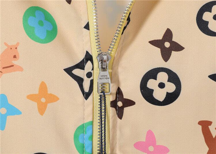 Louis Vuitton Printed Monogram Hoodie Jacket - tntwear1