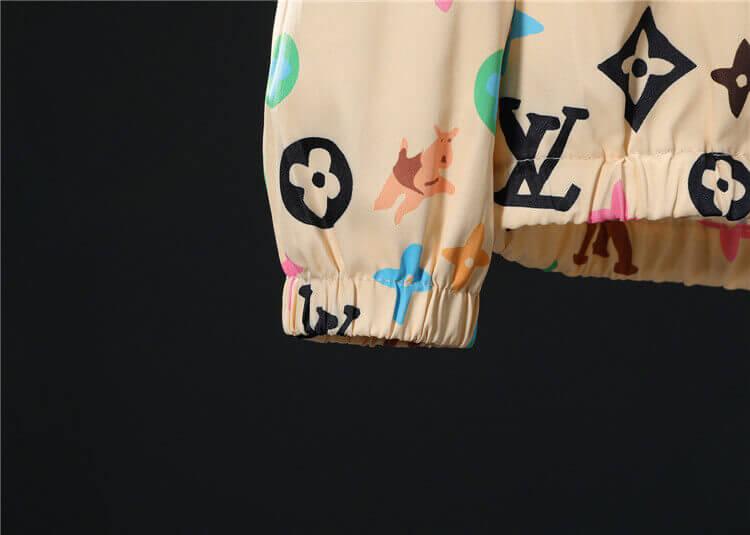 Louis Vuitton Printed Monogram Hoodie Jacket - tntwear1