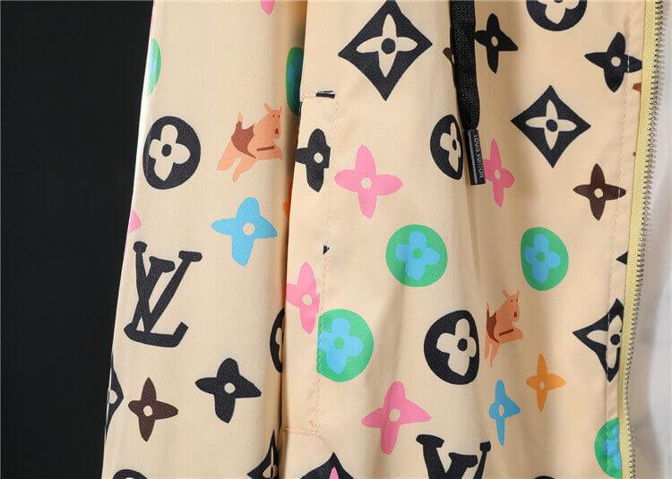 Louis Vuitton Printed Monogram Hoodie Jacket - tntwear1