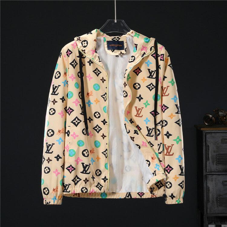 Louis Vuitton Printed Monogram Hoodie Jacket - tntwear1