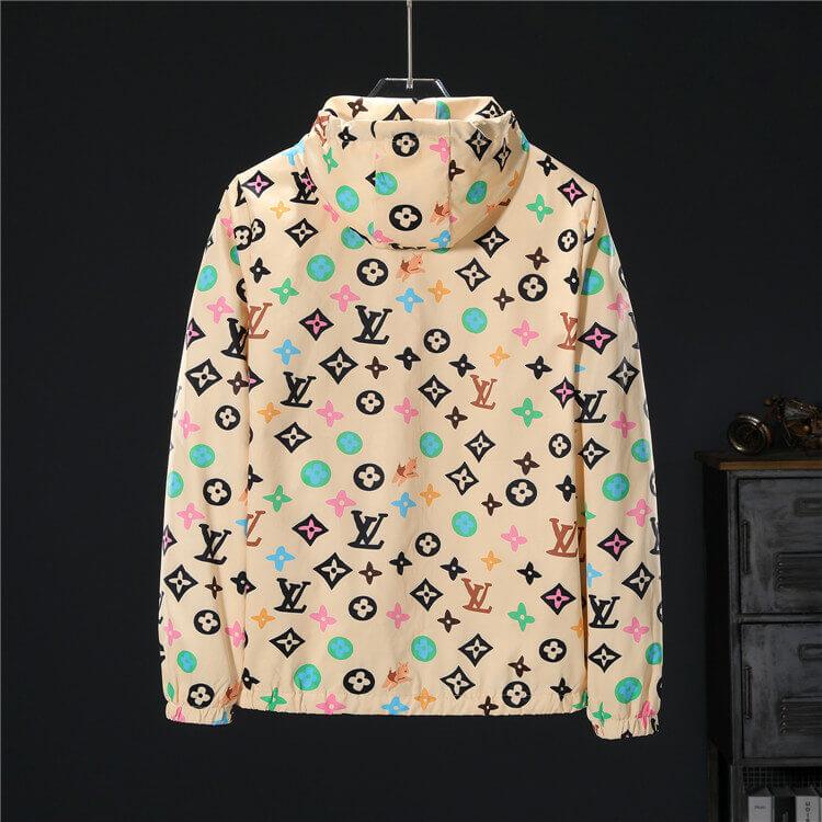 Louis Vuitton Printed Monogram Hoodie Jacket - tntwear1