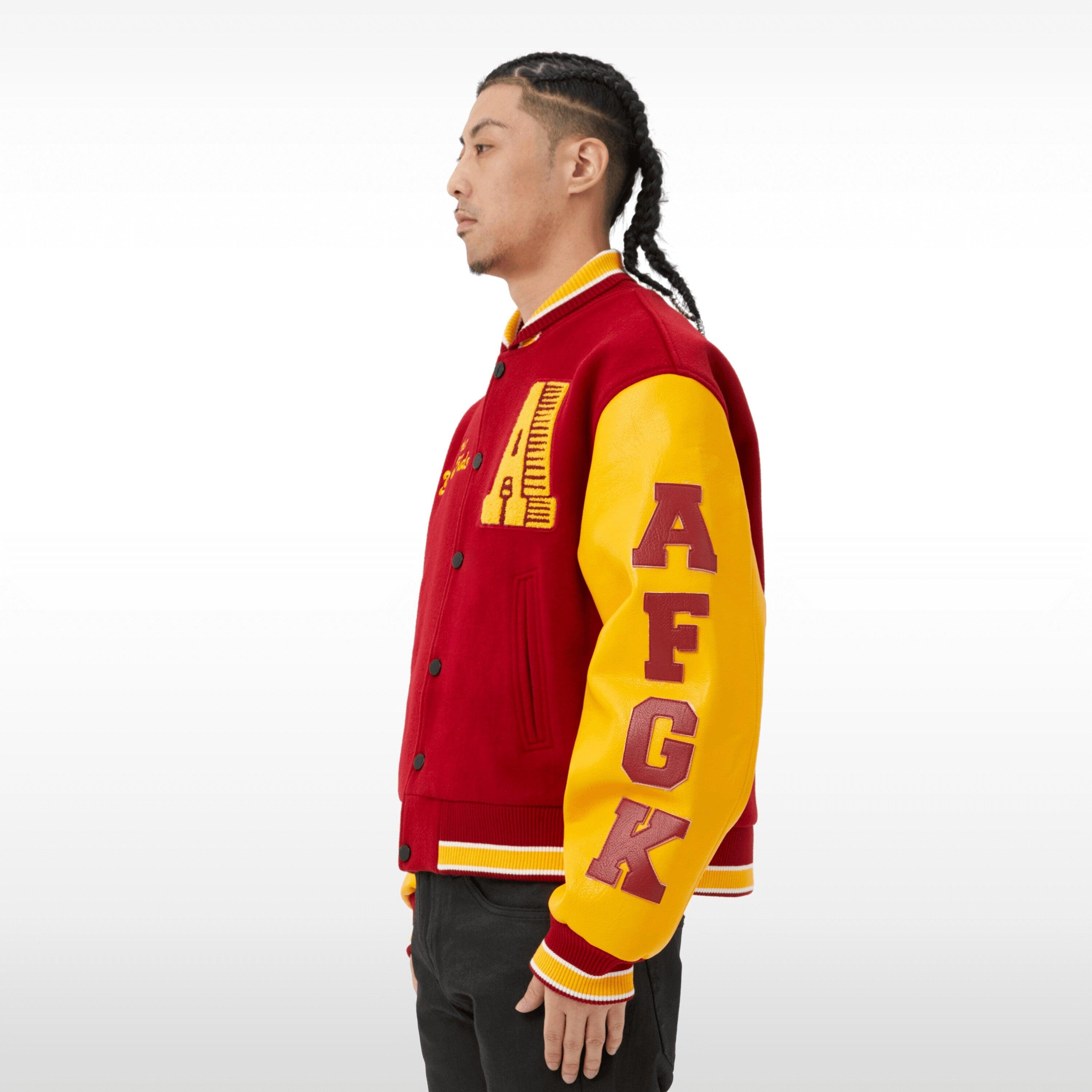 Tntwear® - AFGK Red Varsity Jacket - tntwear1