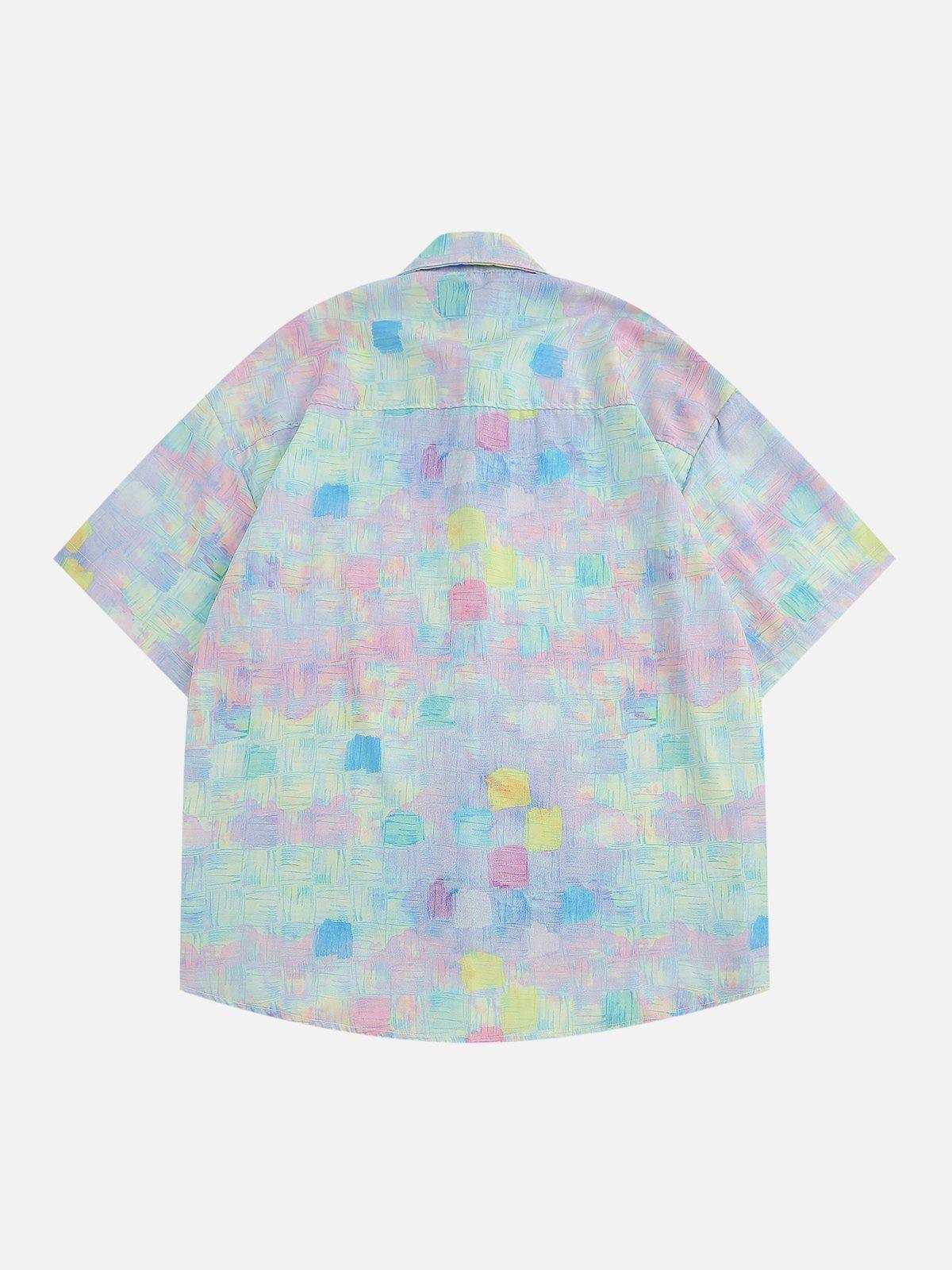 Tntwear® - Color Tie Dye Short Sleeve Shirts - tntwear1