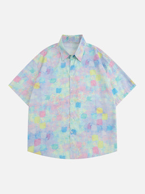 Tntwear® - Color Tie Dye Short Sleeve Shirts - tntwear1