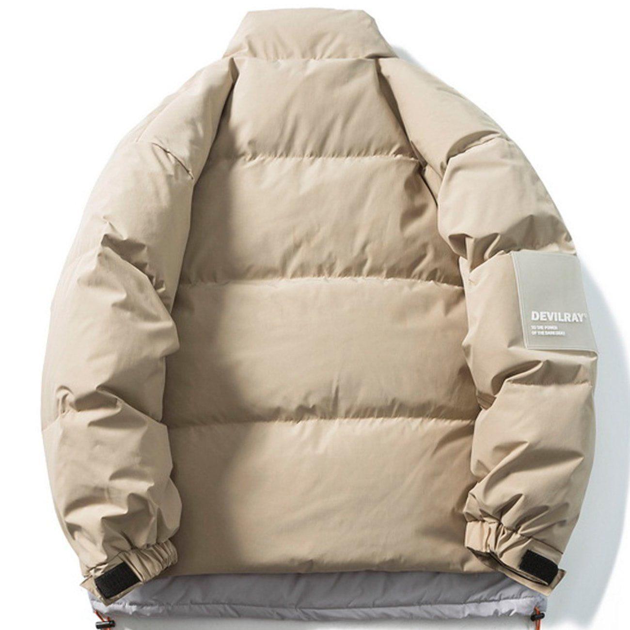 Tntwear® - Fake Two Puffer Jacket - tntwear1