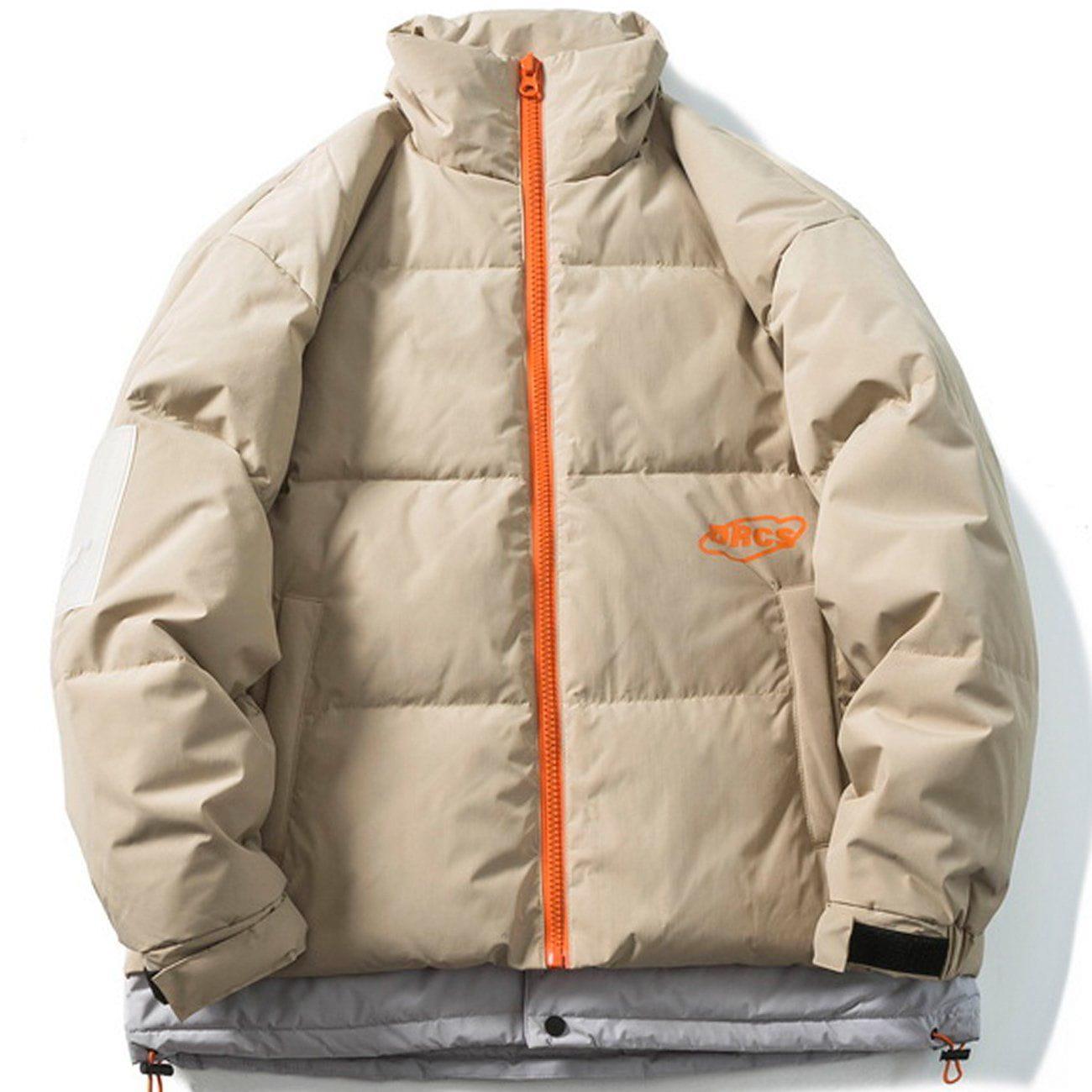 Tntwear® - Fake Two Puffer Jacket - tntwear1