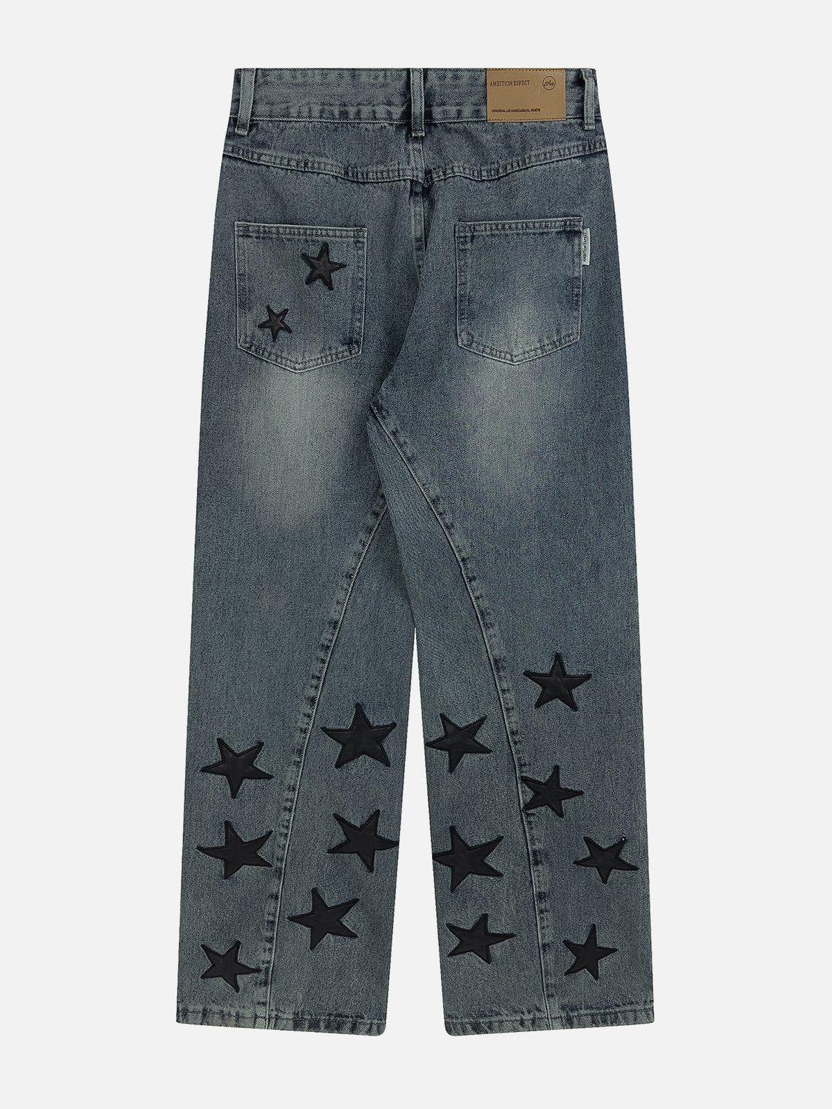 Tntwear® - Foot Mouth Star Jeans [⭐] - tntwear1