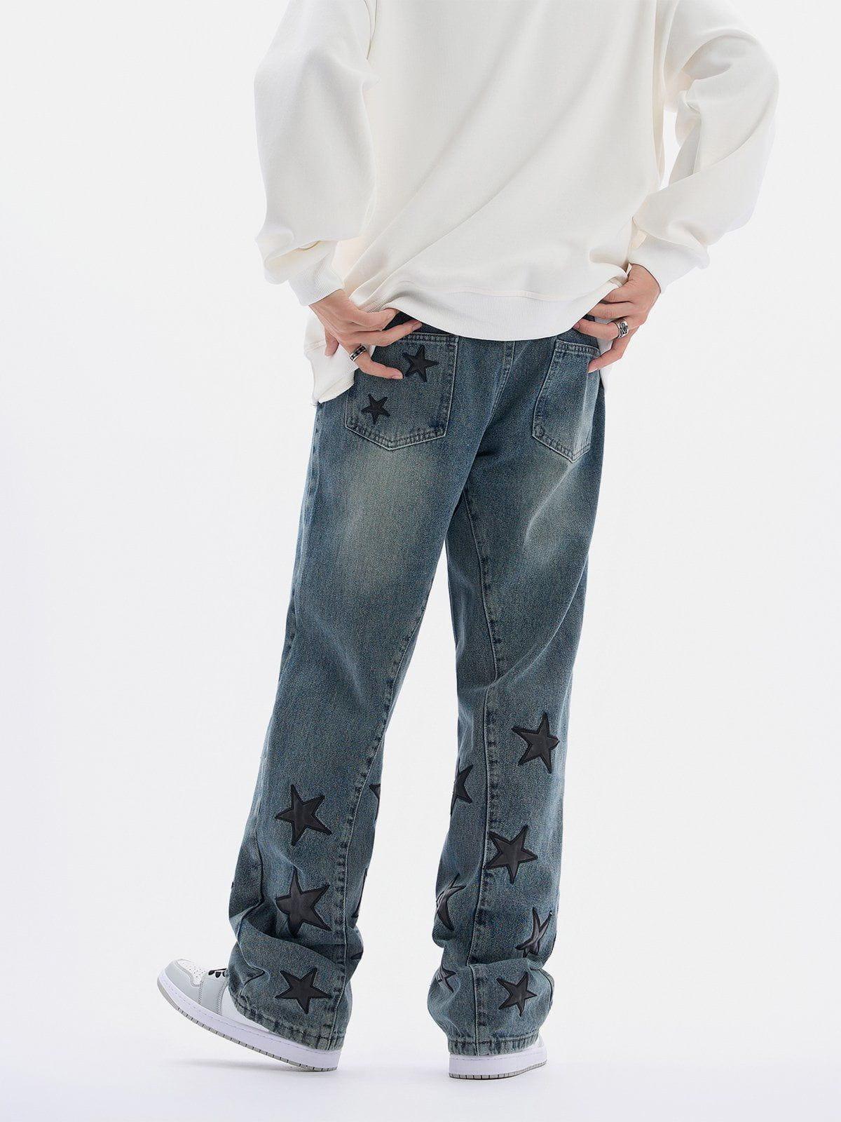 Tntwear® - Foot Mouth Star Jeans [⭐] - tntwear1