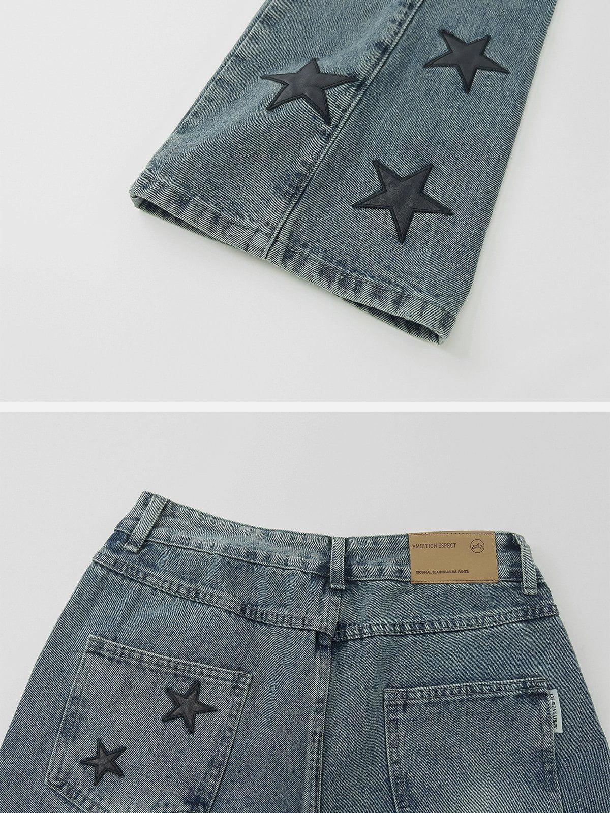 Tntwear® - Foot Mouth Star Jeans [⭐] - tntwear1