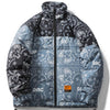 Tntwear® - Full Bandana Print Puffer Jacket - tntwear1