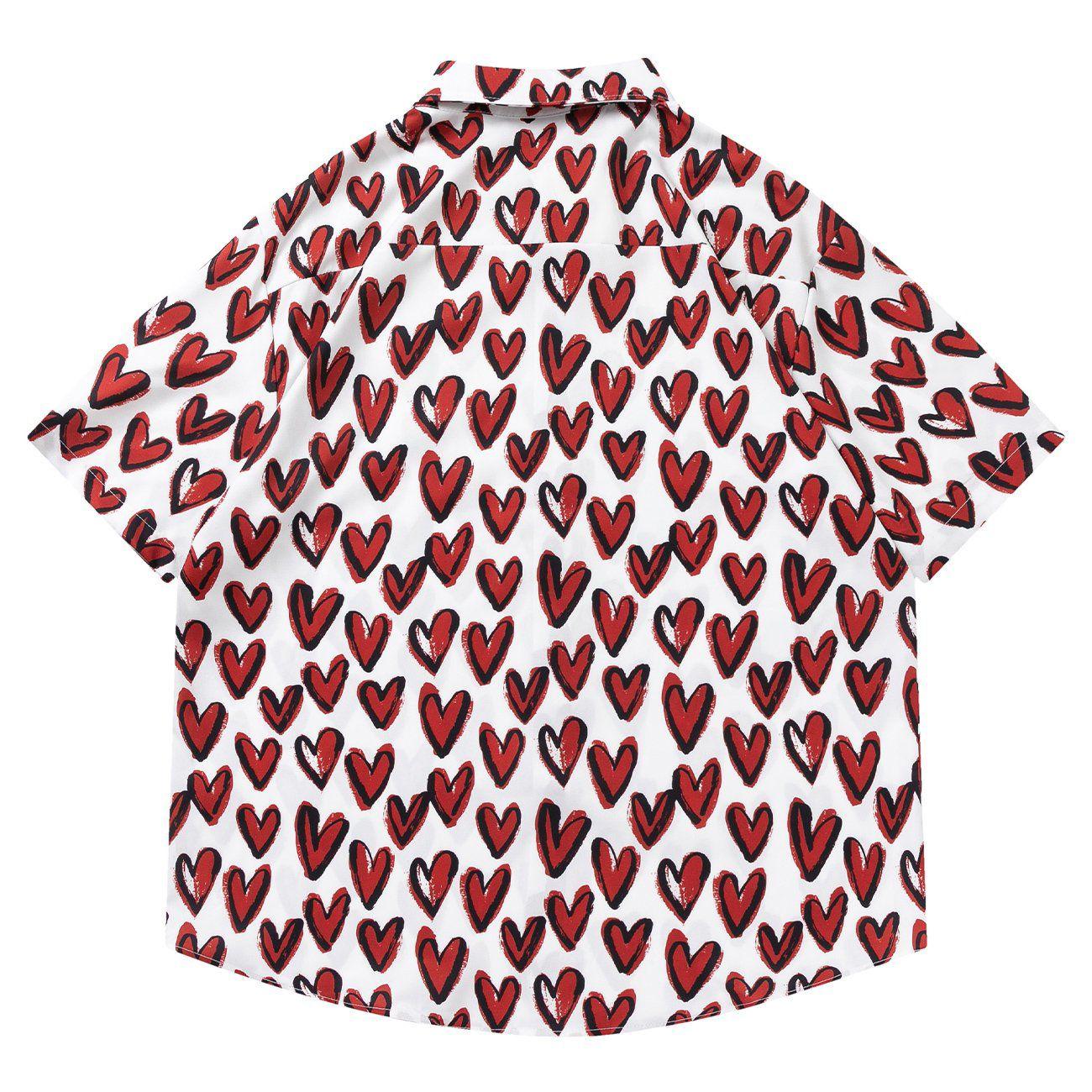 Tntwear® - Full Of Love Graphic Short Sleeve Shirt - tntwear1