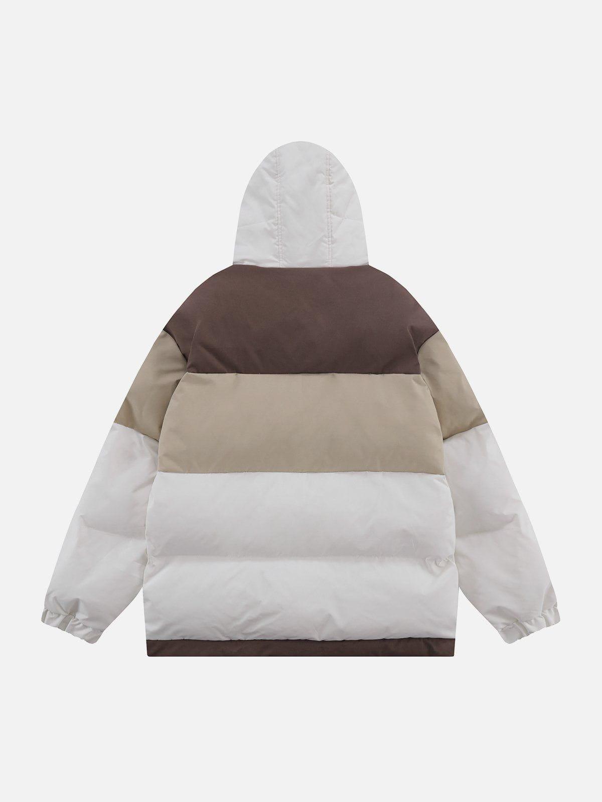 Tntwear® - Gradient Color Winter Coat - tntwear1