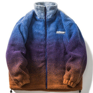 Tntwear® - Gradient Rendering Winter Coat - tntwear1