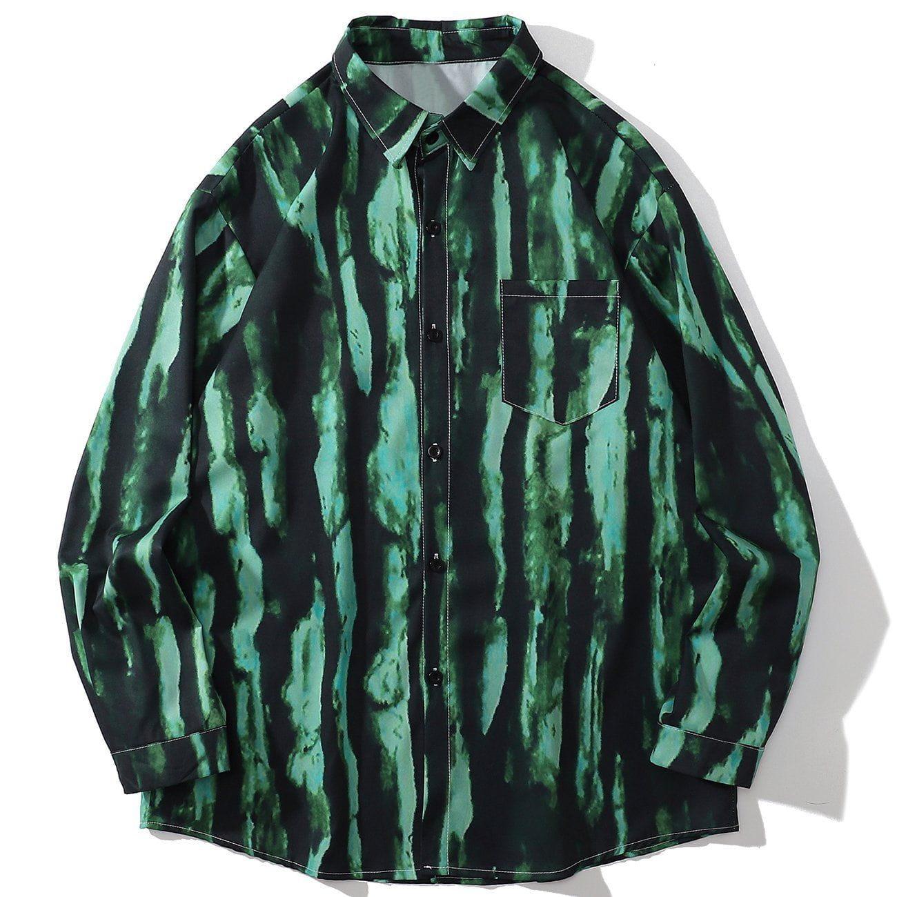 Tntwear® - Graffiti Rendering Long Sleeve Shirt - tntwear1