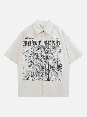 Tntwear® - Irregular Print Short Sleeve Shirts - tntwear1